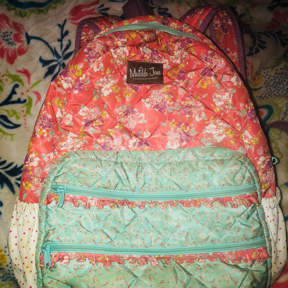 Matilda Jane Flower Backpack (gently used)